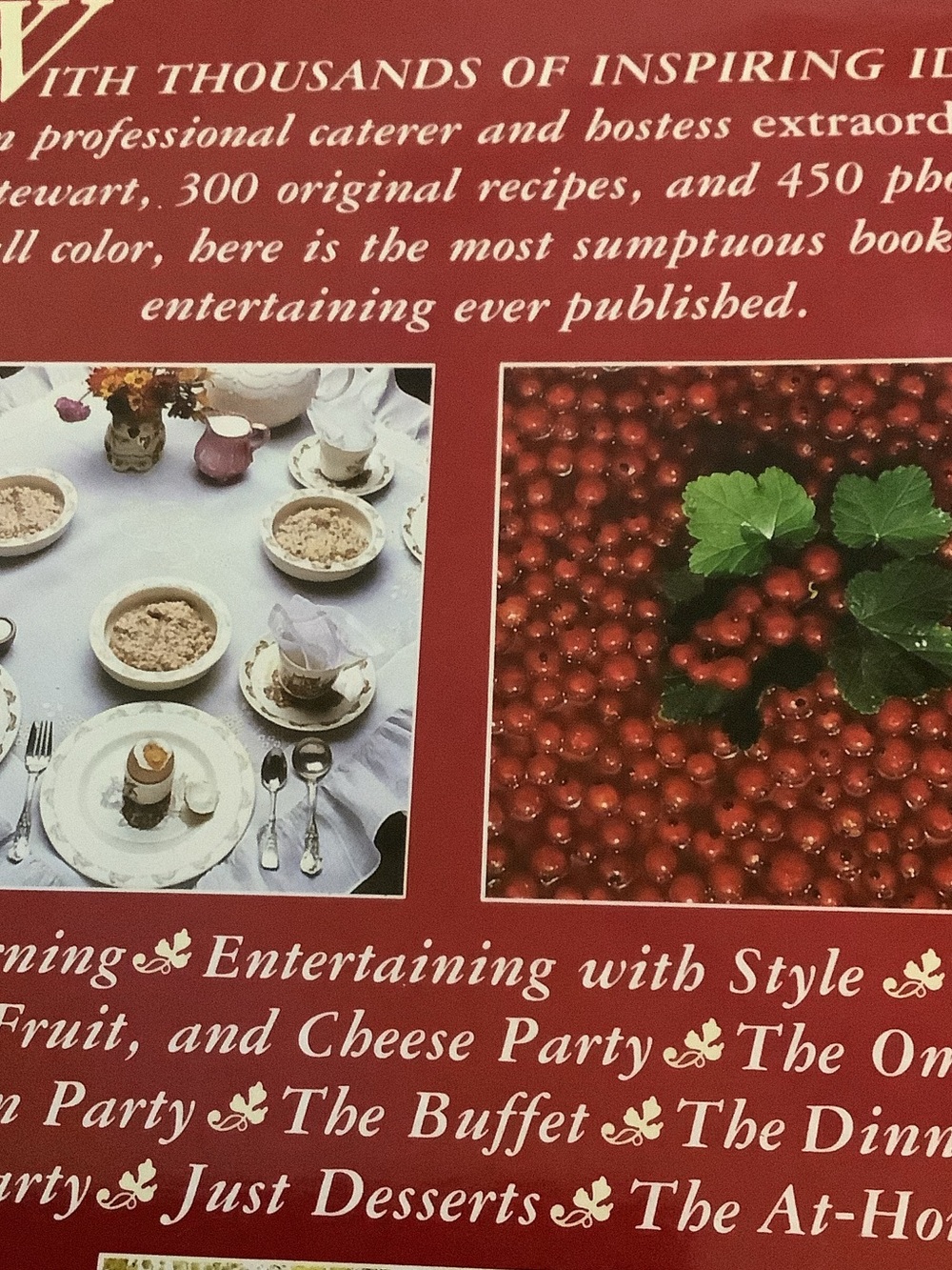 Martha Stewart Entertaining Book - Picture 3 of 4